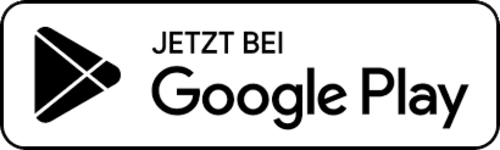 Ein Banner mit dem Text "JETZT BEI Google Play" und dem Google Play-Symbol.